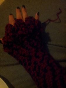 Crochet Dragon Scale Gloves